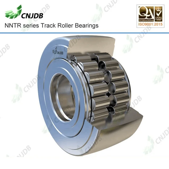 NNTR heavy-duty support roller bearing, cutaway view